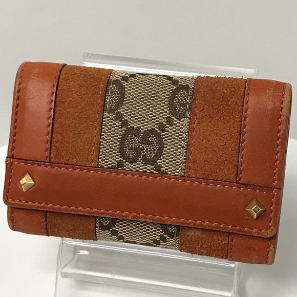 GUCCI Signature 6-Key Holder Card Case ๐งก๐ฅ - Picture 8 of 17